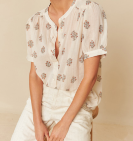Indi and Cold Emilia Printed Organic Cotton Top *Only One Left - Small*