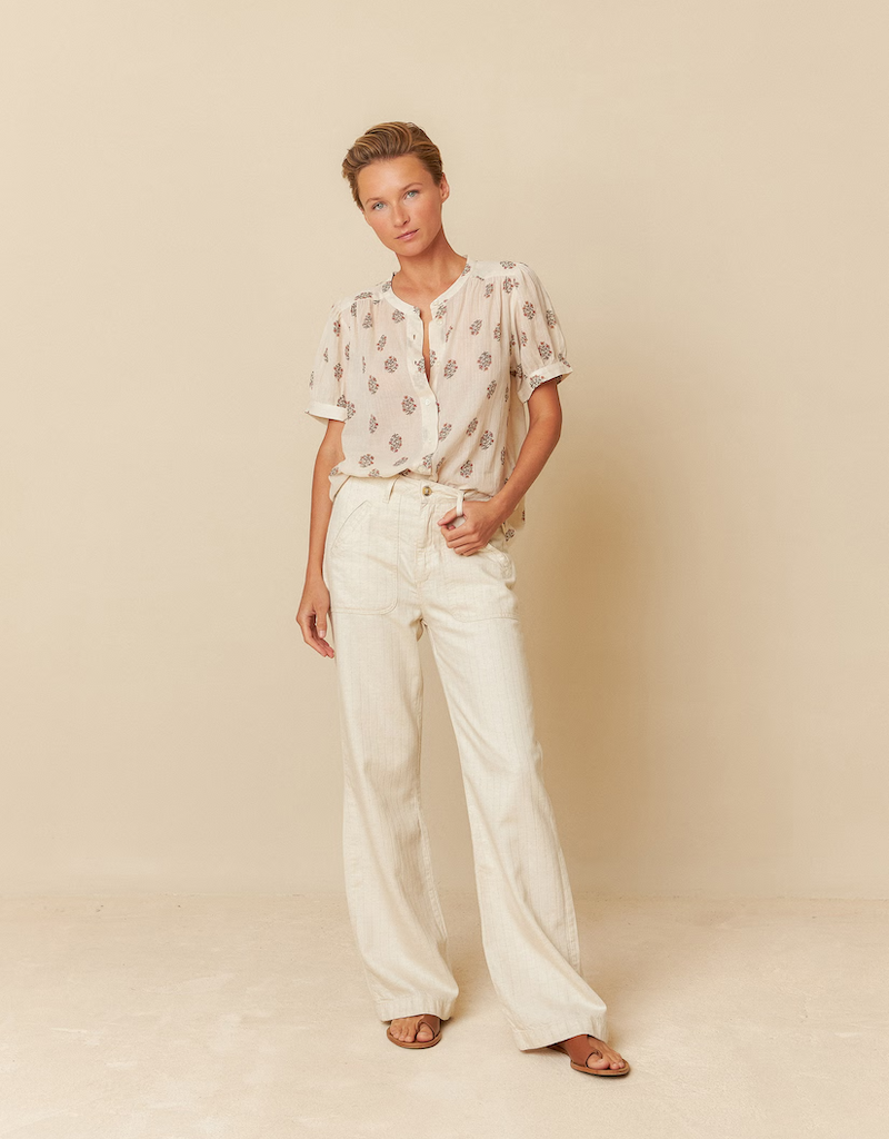 Indi and Cold Emilia Printed Organic Cotton Top