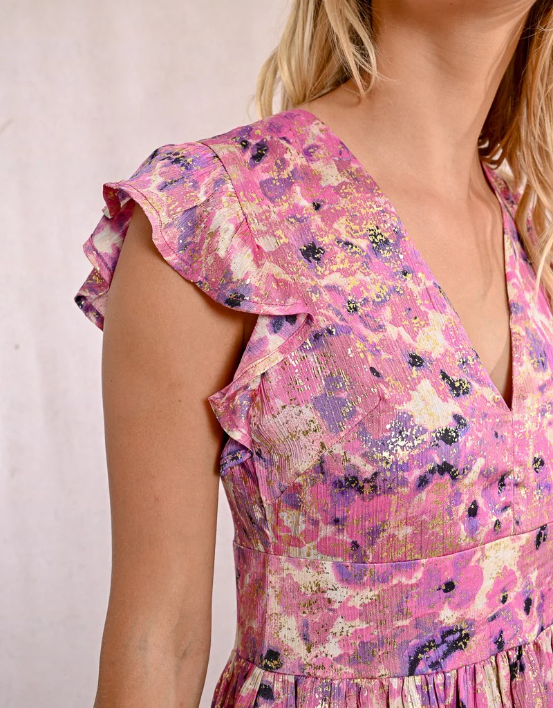 Molly Bracken Tamara Printed Mini Dress
