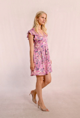 Molly Bracken Tamara Printed Mini Dress