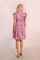 Molly Bracken Tamara Printed Mini Dress