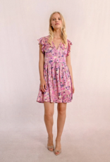 Molly Bracken Tamara Printed Mini Dress