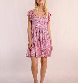 Molly Bracken Tamara Printed Mini Dress *Only One Left - Medium*