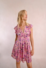 Molly Bracken Tamara Printed Mini Dress