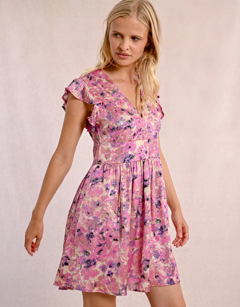 Molly Bracken Tamara Printed Mini Dress (FINAL SALE)