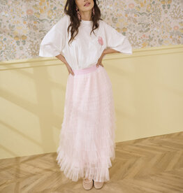Cream Eta Soft Tulle Midi Skirt *Two Colours*