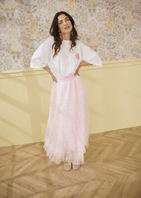 Cream Eta Soft Tulle Midi Skirt *Two Colours*
