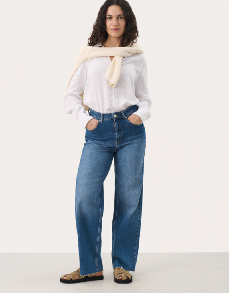 Part Two Simona Jeans - Raw Hem