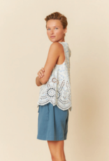 Indi and Cold Loretta Eyelet Print Tank (FINAL SALE)