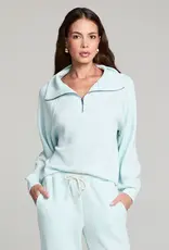 Saltwater Luxe Half-Zip Raglan Pullover