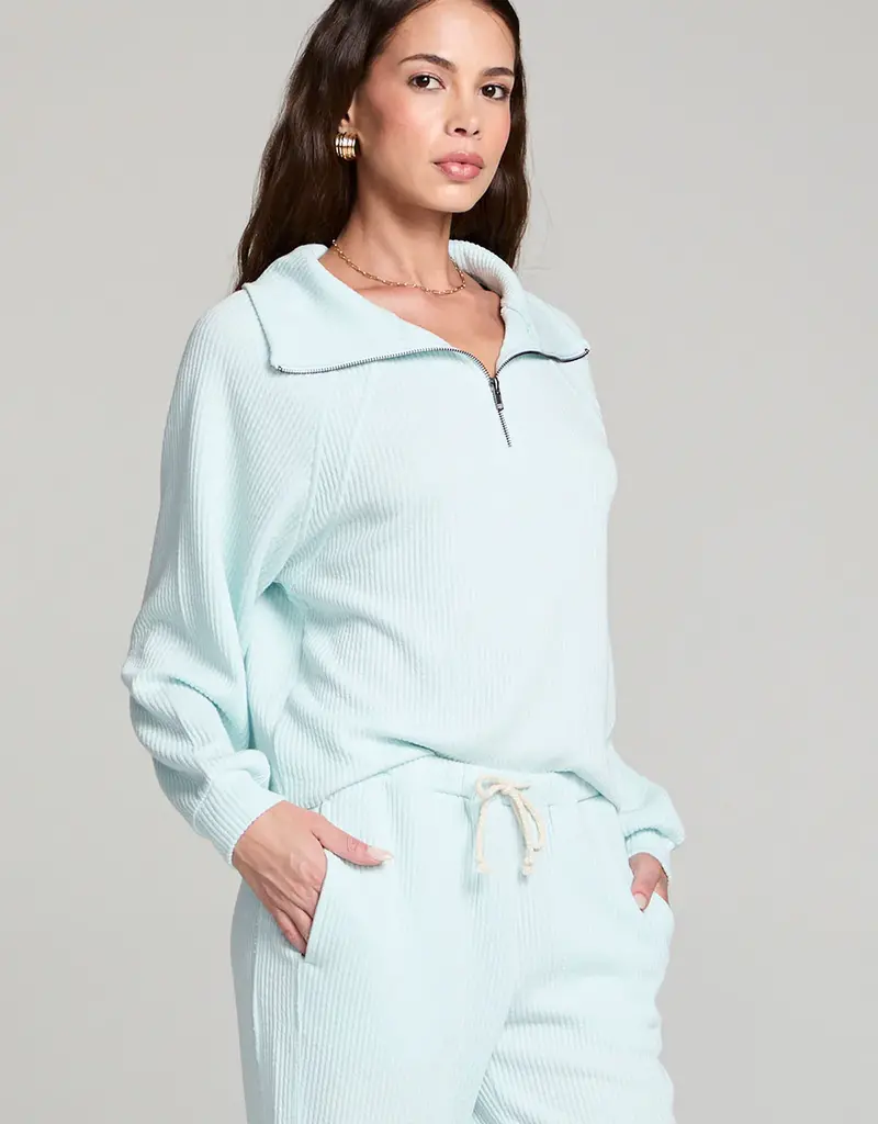 Saltwater Luxe Half-Zip Raglan Pullover