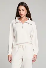 Saltwater Luxe Half-Zip Raglan Pullover