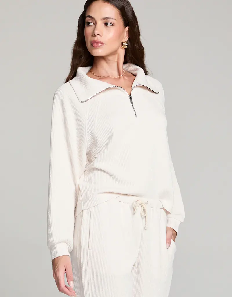 Saltwater Luxe Half-Zip Raglan Pullover