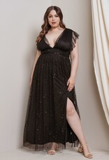 Soieblu Star Maxi Dress in Black