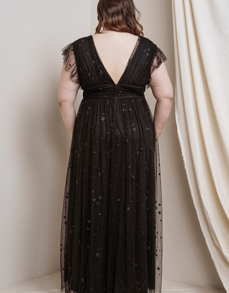 Soieblu Star Maxi Dress in Black