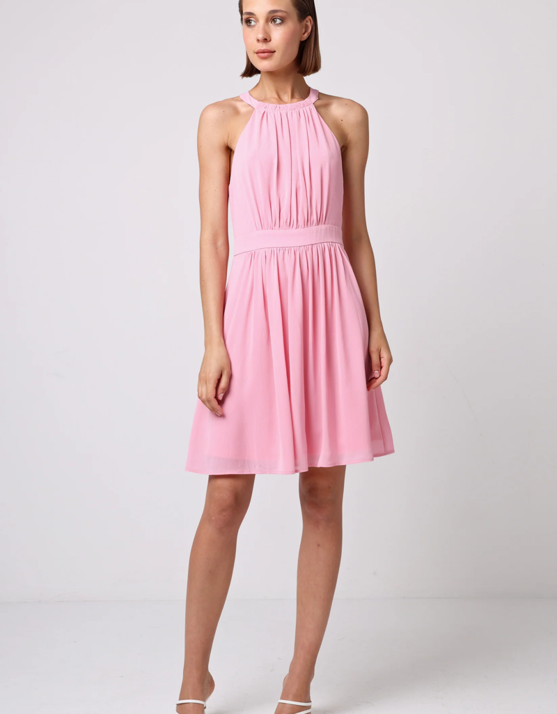 Angel Eye Loganberry Mini Dress in Pink