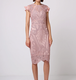 Angel Eye Dekopon Lace Detail Midi Dress *XS & XL Left*