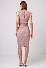 Angel Eye Dekopon Lace Detail Midi Dress