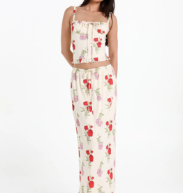 Lost in Lunar Leni Linen Blend Maxi Skirt