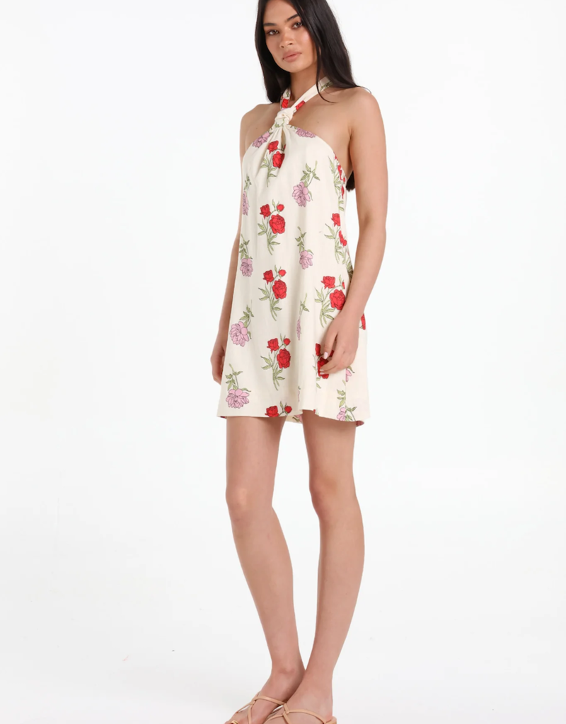 Lost in Lunar Gloriana Halter Mini Dress