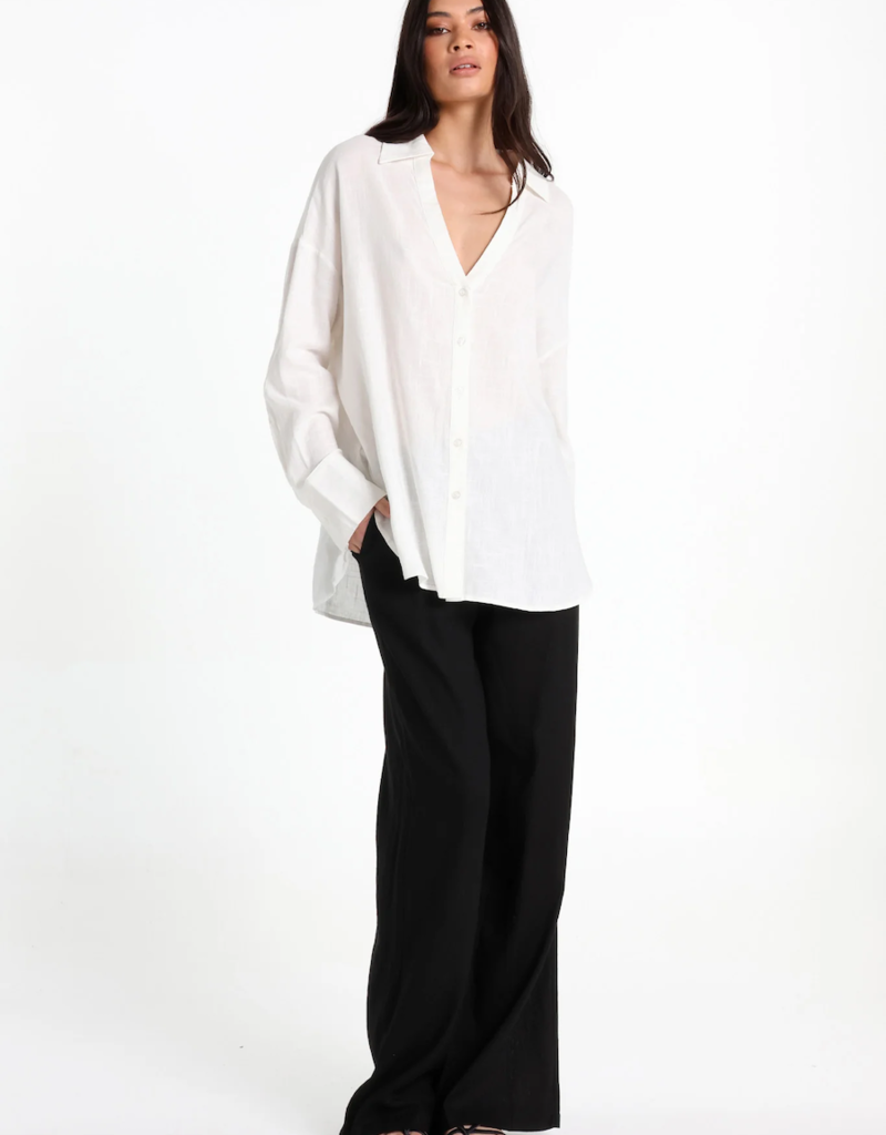 Lost in Lunar Foster Linen Blend Shirt