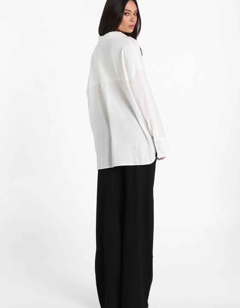 Lost in Lunar Foster Linen Blend Shirt