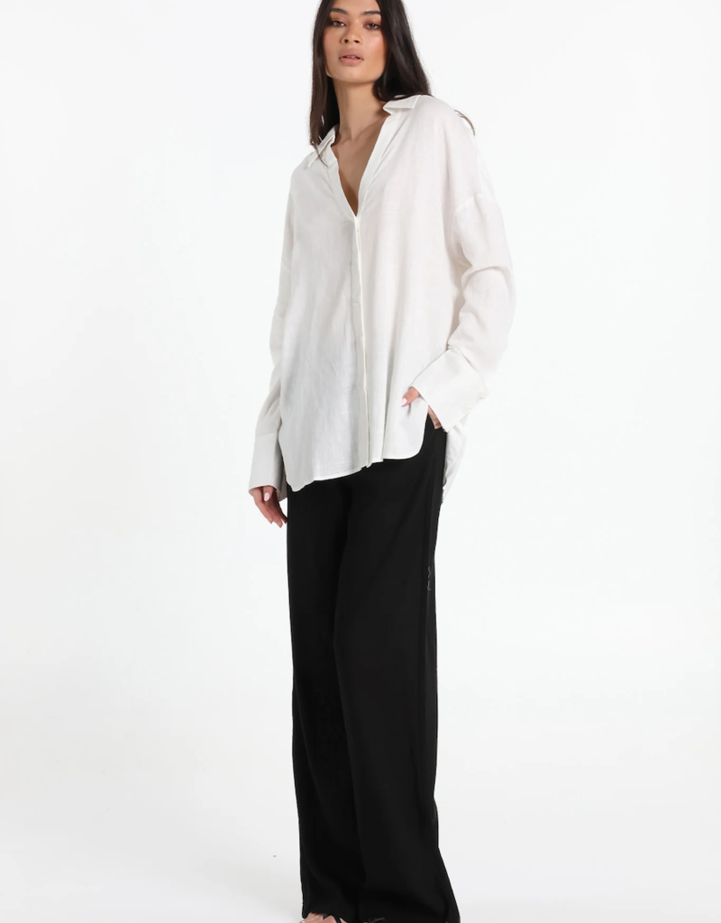 Lost in Lunar Foster Linen Blend Shirt