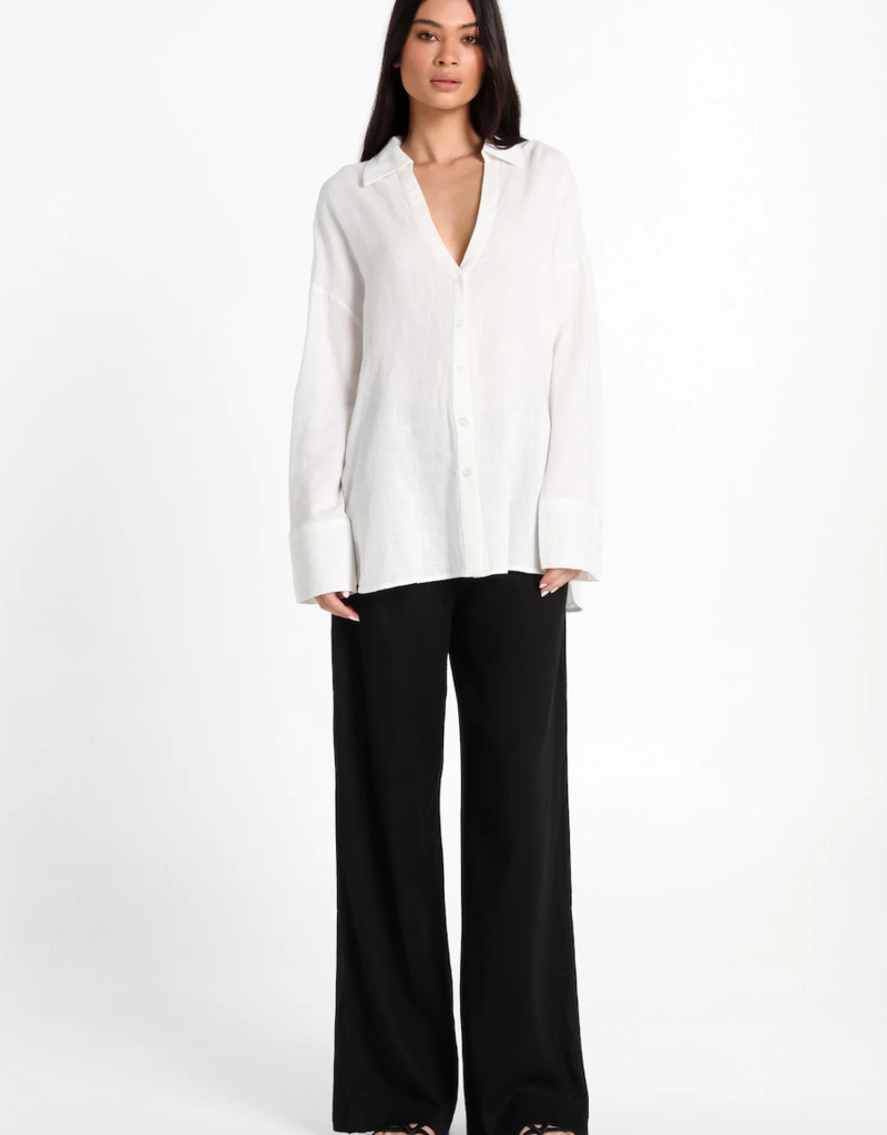 Lost in Lunar Foster Linen Blend Shirt