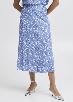 B.Young Ibano Floral Midi Skirt
