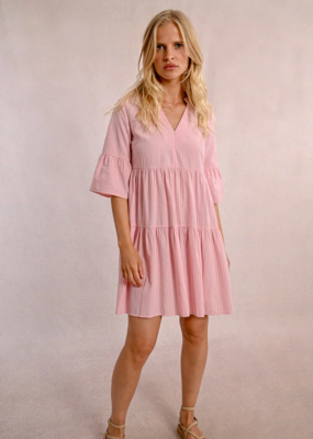 Molly Bracken Stassi Striped Babydoll Dress
