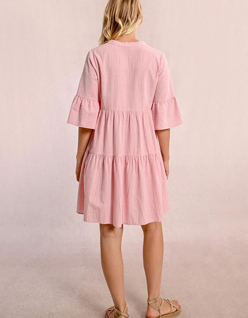 Molly Bracken Stassi Babydoll Blouse Dress (FINAL SALE)