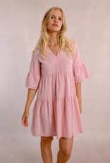 Molly Bracken Stassi Babydoll Blouse Dress