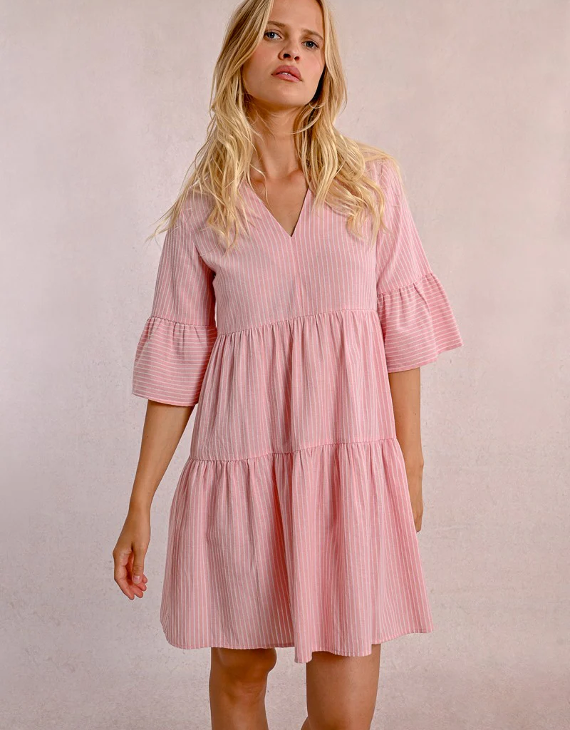 Molly Bracken Stassi Babydoll Blouse Dress