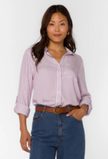Velvet Heart Elisa Shirt With Roll Tab Sleeves