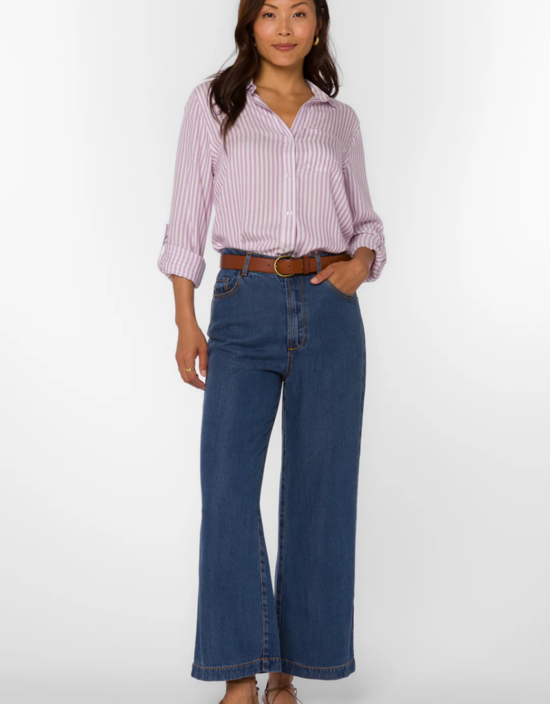 Velvet Heart Elisa Shirt With Roll Tab Sleeves