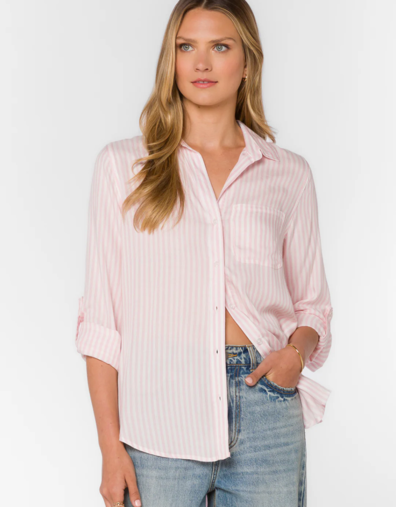 Velvet Heart Elisa Shirt With Roll Tab Sleeves