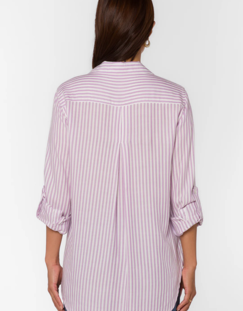 Velvet Heart Elisa Shirt With Roll Tab Sleeves