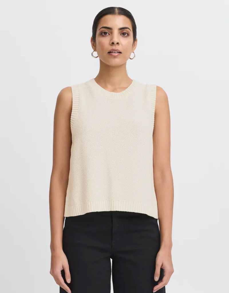 ICHI Dotties Sleeveless Knit