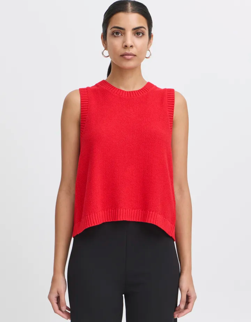 ICHI Dotties Sleeveless Knit