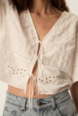 Des Petits Hauts Santa Embroidered Top