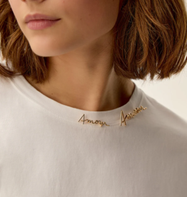 Des Petits Hauts Willo Large "Amour" Brooch