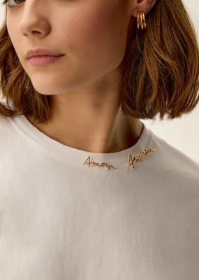 Des Petits Hauts Willo Large "Amour" Brooch