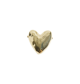 Des Petits Hauts Walmy Hammered Heart Pin Brooch
