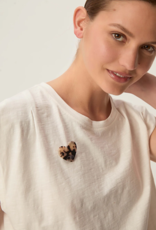 Des Petits Hauts Waouh Tortoise Heart Pin Brooch