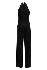 ICHI Kate Glamour Pinstripe Velvet Jumpsuit (FINAL SALE)