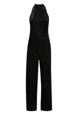 ICHI Kate Glamour Pinstripe Velvet Jumpsuit (FINAL SALE)