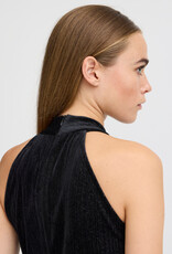 ICHI Kate Glamour Pinstripe Velvet Jumpsuit (FINAL SALE)