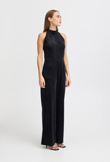 ICHI Kate Glamour Pinstripe Velvet Jumpsuit (FINAL SALE)