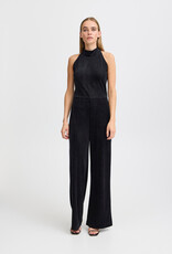 ICHI Kate Glamour Pinstripe Velvet Jumpsuit (FINAL SALE)