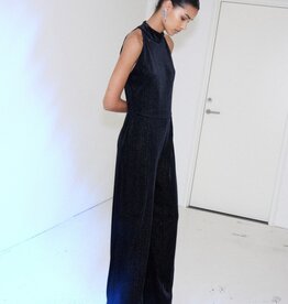 ICHI Kate Glamour Pinstripe Velvet Jumpsuit *Small & XXL Left*